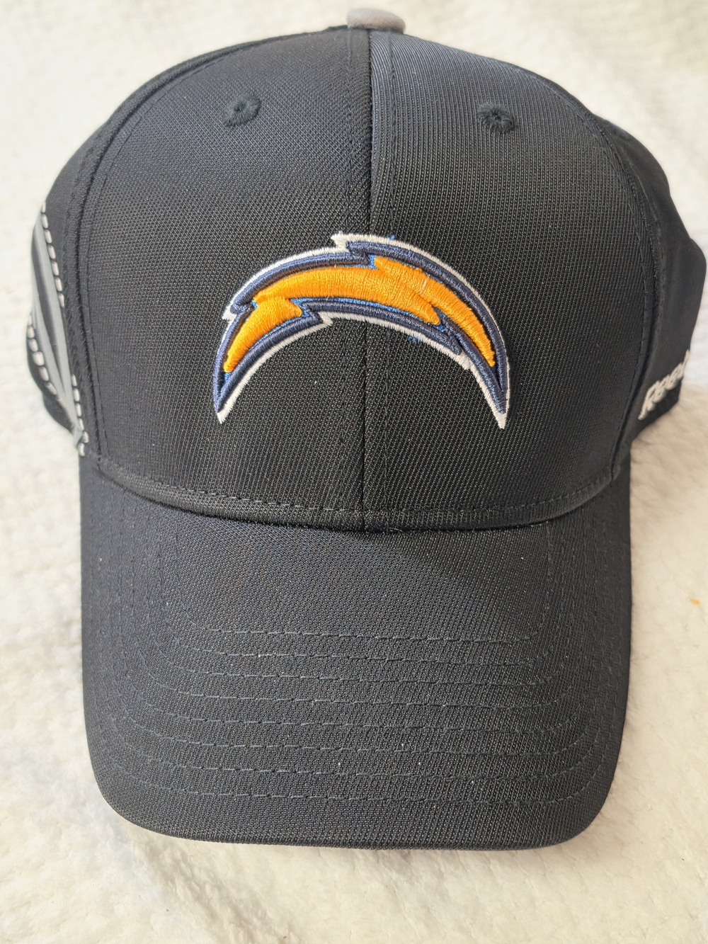 Reebok Black Charger Logo Baseball Cap Brand New